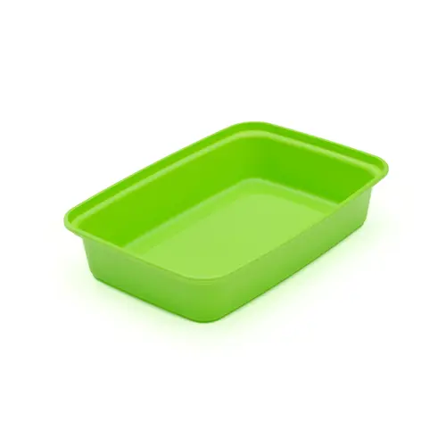 16OZ RECTANGULAR GREEN CONTAINER